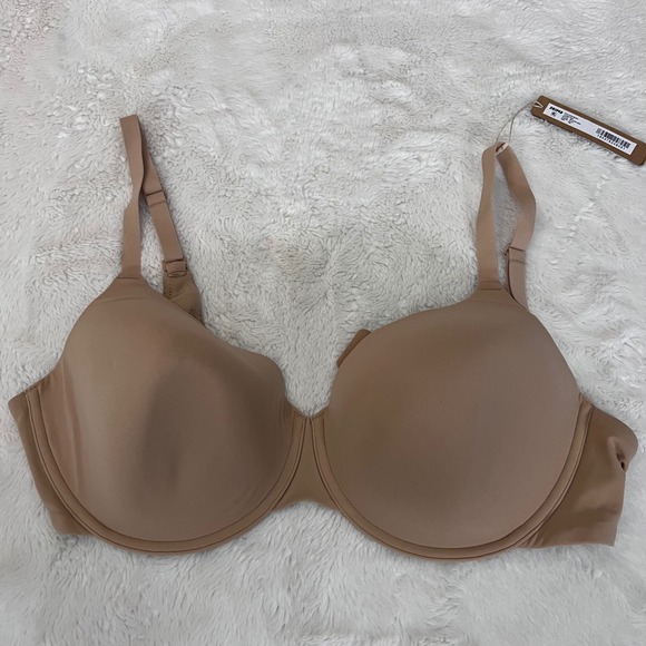 Skims Women's Fits Everybody T-Shirt Bra Clay Tan Underwire Molded Cup 40C NWT - Picture 3 of 9